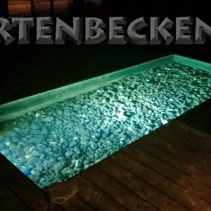 Gartenbecken Bei Nacht 018