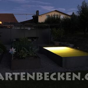 Gartenbecken Bei Nacht 029
